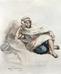 Arabe assis